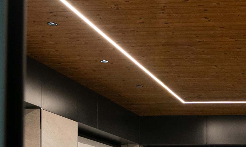 Modern linear LED lighting panel